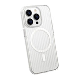 iPhone 15 Pro Skal Korrugerad MagSafe Transparent