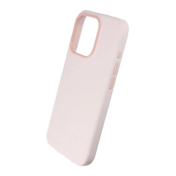 Rvelon iPhone 15 Pro Skal Silikon Rosa