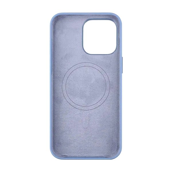Rvelon iPhone 15 Pro Skal Silikon MagSafe Blå