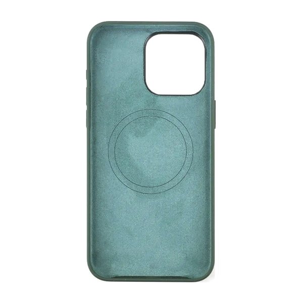 Rvelon iPhone 15 Pro Skal Silikon MagSafe Grön