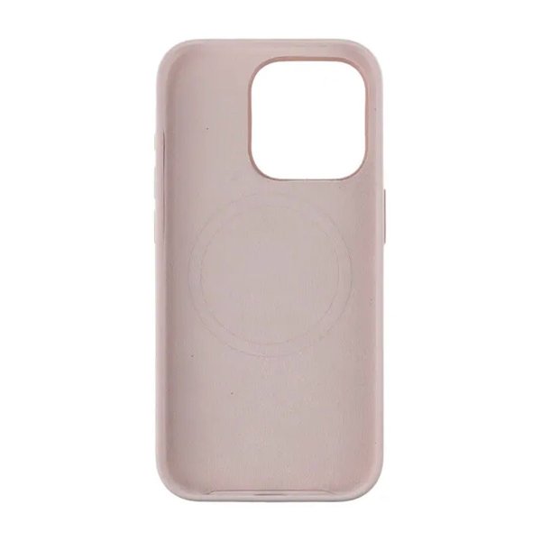 Rvelon iPhone 15 Pro Skal Silikon MagSafe Rosa