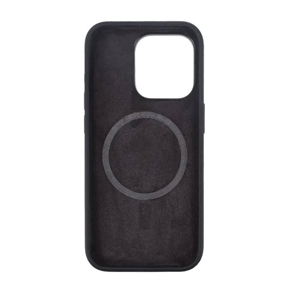 Rvelon iPhone 15 Pro Skal Silikon MagSafe Svart