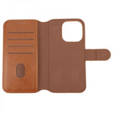 Rvelon iPhone 15 Pro Fodral Magnetiskt Avtagbart Skal Brun