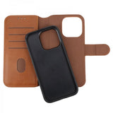 Rvelon iPhone 15 Pro Fodral Magnetiskt Avtagbart Skal Brun