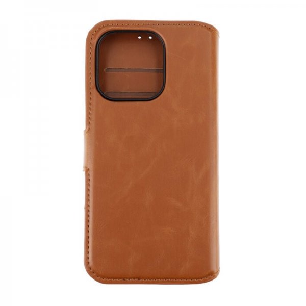 Rvelon iPhone 15 Pro Fodral Magnetiskt Avtagbart Skal Brun