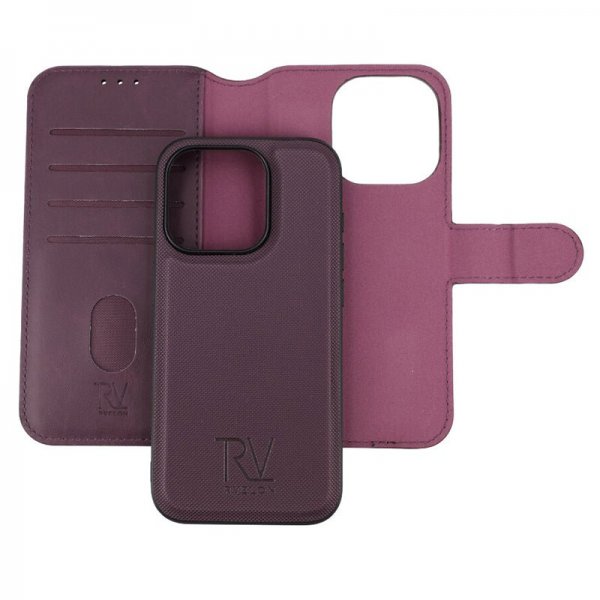 Rvelon iPhone 15 Pro Fodral Magnetiskt Avtagbart Skal Lila