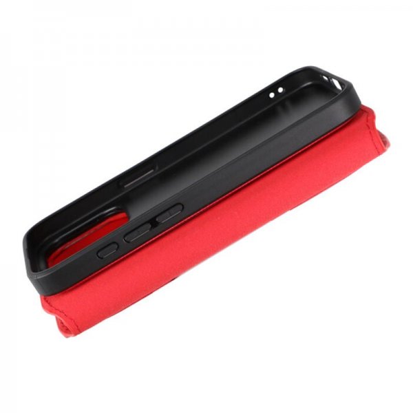 Rvelon iPhone 15 Pro Fodral Magnetiskt Avtagbart Skal Röd