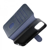 Rvelon iPhone 15 Pro Fodral 4 Kortfack MagSafe Blå