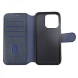 Rvelon iPhone 15 Pro Fodral 4 Kortfack MagSafe Blå