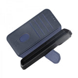 Rvelon iPhone 15 Pro Fodral 4 Kortfack MagSafe Blå