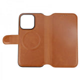 Rvelon iPhone 15 Pro Fodral 4 Kortfack MagSafe Brun