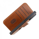 Rvelon iPhone 15 Pro Fodral 4 Kortfack MagSafe Brun