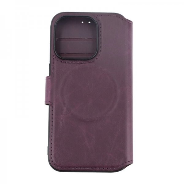 Rvelon iPhone 15 Pro Fodral 4 Kortfack MagSafe Lila