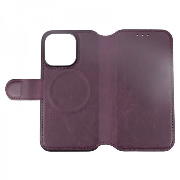 Rvelon iPhone 15 Pro Fodral 4 Kortfack MagSafe Lila