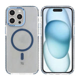 Rvelon iPhone 15 Pro Skal TPU MagSafe Blå