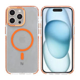 Rvelon iPhone 15 Pro Skal Förstärkta Hörn Orange
