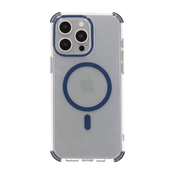 Rvelon iPhone 15 Pro Skal Förstärkta Hörn Blå
