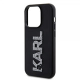 Karl Lagerfeld iPhone 15 Pro Skal 3D Rubber Karl Svart