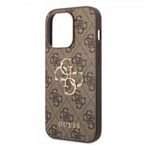 Guess iPhone 15 Pro Skal 4G Logo Brun