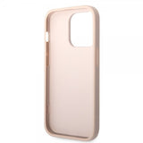 Guess iPhone 15 Pro Skal 4G Logo Rosa