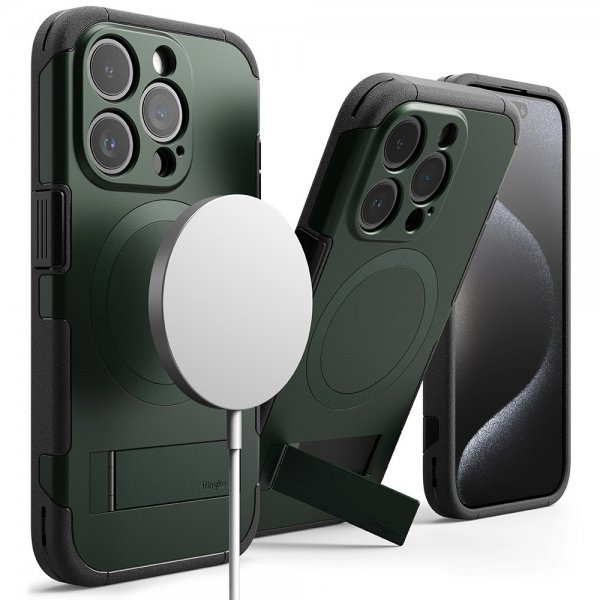 Ringke iPhone 15 Pro Skal Alles MagSafe Dark Green