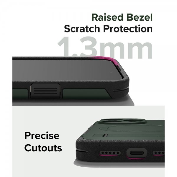Ringke iPhone 15 Pro Skal Alles MagSafe Dark Green