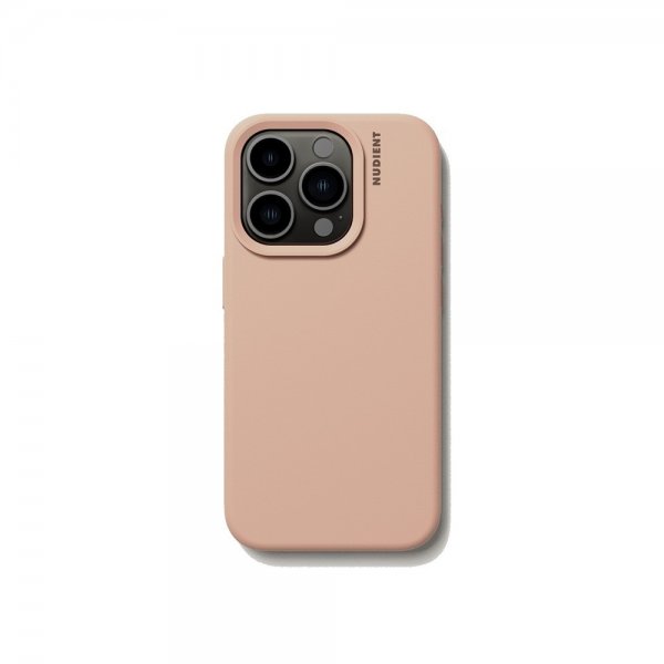 Nudient iPhone 15 Pro Skal Base Case Peach Orange