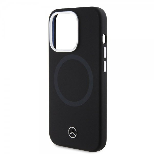Mercedes Benz iPhone 15 Pro Skal Bicolor MagSafe Svart