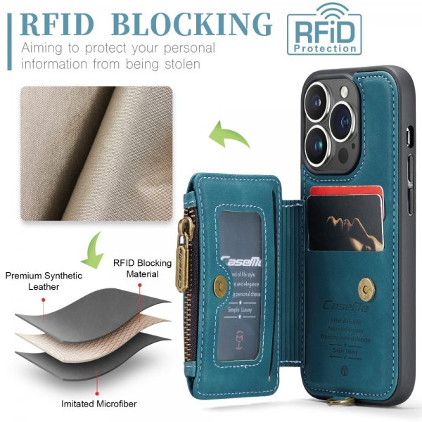 CaseMe iPhone 15 Pro Skal C20 Series Petrol