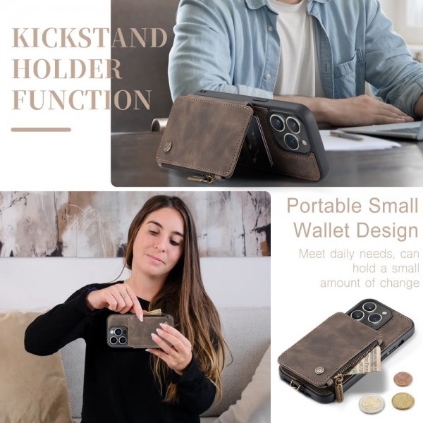 CaseMe iPhone 15 Pro Skal C20 Series Kaffe