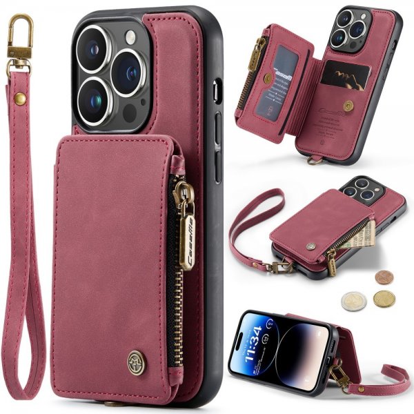 CaseMe iPhone 15 Pro Skal C20 Series Röd