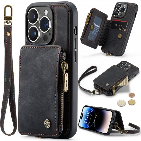CaseMe iPhone 15 Pro Skal C20 Series Svart