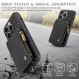 CaseMe iPhone 15 Pro Skal C20 Series Svart