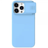Nillkin iPhone 15 Pro Skal CamShield Silky Ljusblå