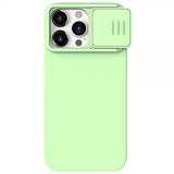 Nillkin iPhone 15 Pro Skal CamShield Silky MagSafe Ljusgrön
