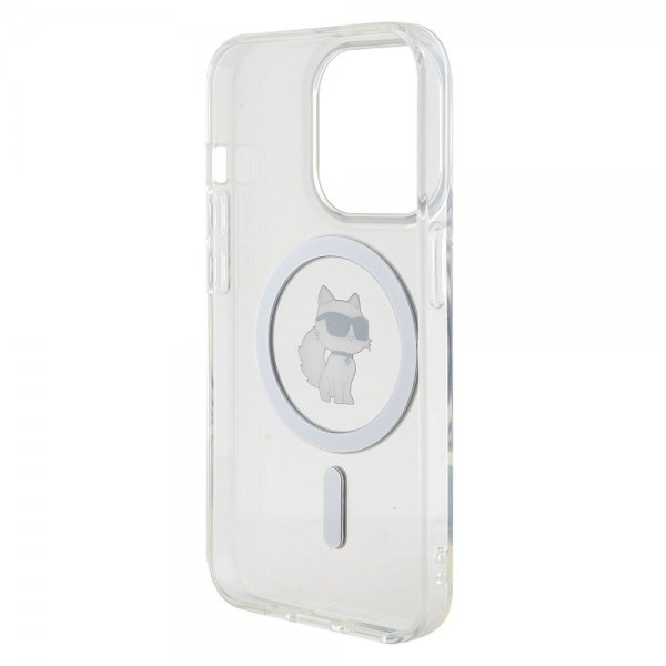 Karl Lagerfeld iPhone 15 Pro Skal Choupette MagSafe Transparent