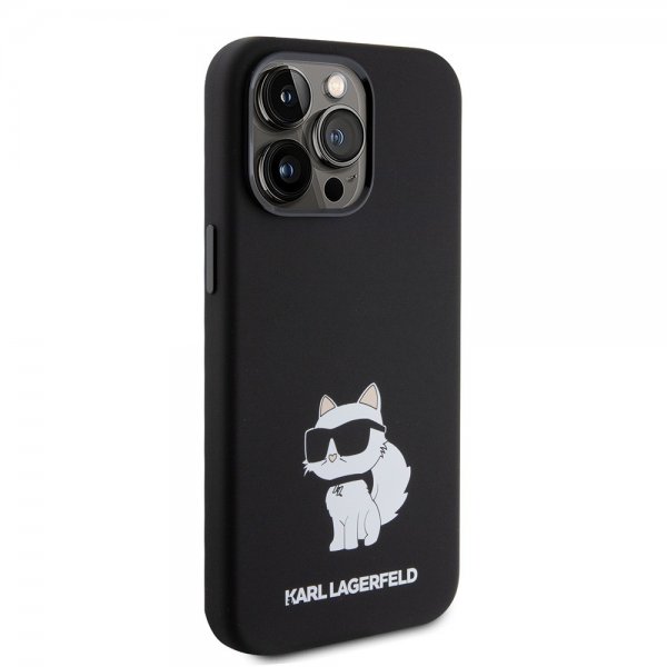 Karl Lagerfeld iPhone 15 Pro Skal Choupette NFT Svart