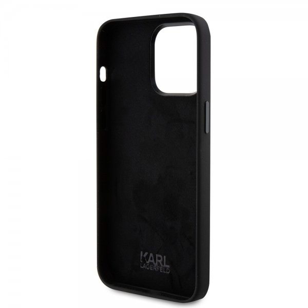 Karl Lagerfeld iPhone 15 Pro Skal Choupette NFT Svart