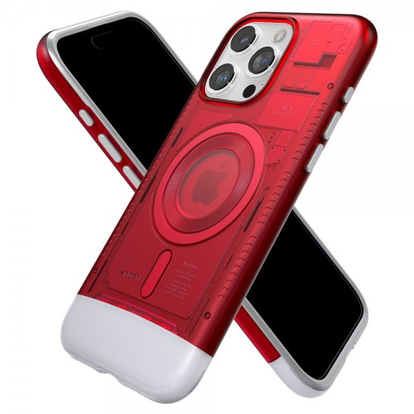 Spigen iPhone 15 Pro Skal Classic C1 MagFit Ruby