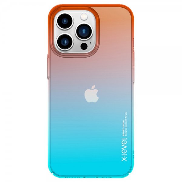 X-Level iPhone 15 Pro Skal Colorful Series Orange