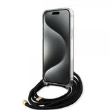 Guess iPhone 15 Pro Skal Crossbody Cord Svart