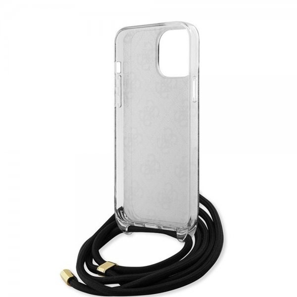 Guess iPhone 15 Pro Skal Crossbody Cord Svart