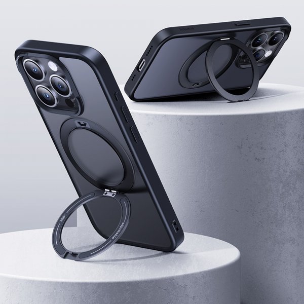 Baseus iPhone 15 Pro Skal CyberLoop MagSafe Svart