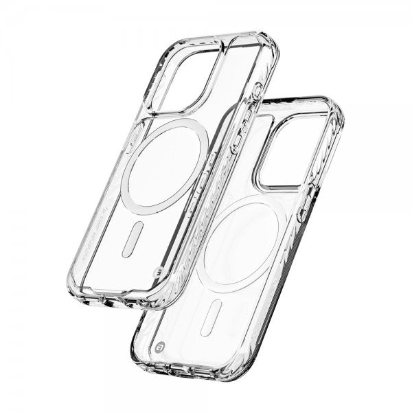 Clckr iPhone 15 Pro Skal Diamond MagSafe Transparent
