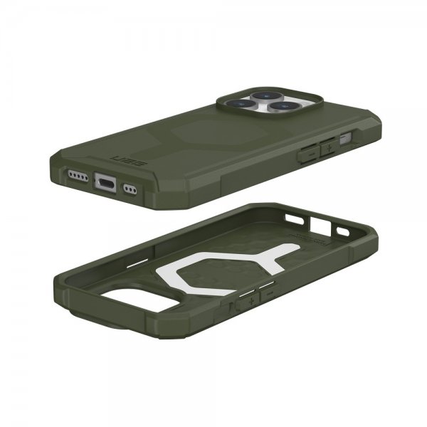 Urban Armor Gear (UAG) iPhone 15 Pro Skal Essential Armor MagSafe Olive Drab