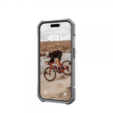 Urban Armor Gear (UAG) iPhone 15 Pro Skal Essential Armor MagSafe Silver
