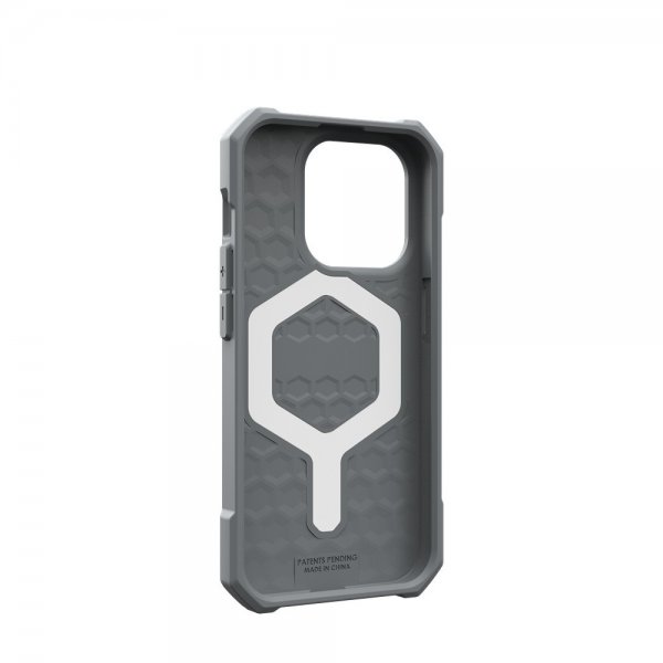 Urban Armor Gear (UAG) iPhone 15 Pro Skal Essential Armor MagSafe Silver