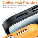 Baseus iPhone 15 Pro Skal Fauxther Series Svart