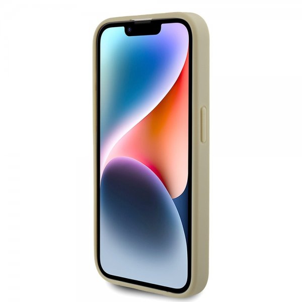Guess iPhone 15 Pro Skal Fixed Glitter Guld