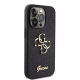 Guess iPhone 15 Pro Skal Fixed Glitter Svart